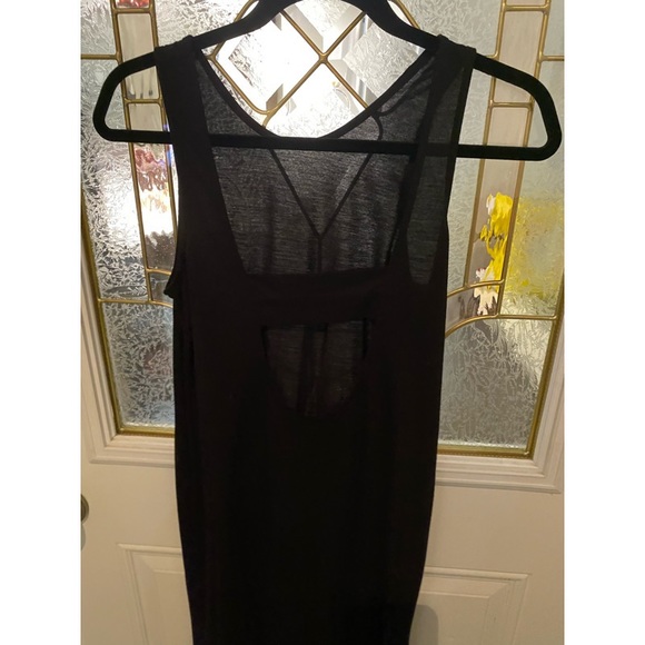 Black summer dress, open strap back. H&M, Light material - Picture 5 of 5